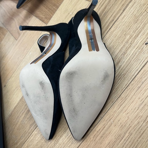 Sam Edelman suede sling back heels - Picture 6 of 7